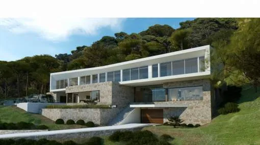 Project for a turnkey contemporary villa in Portals Vells